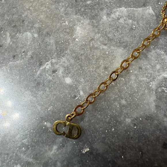 Dior Gold Necklace - STAMPED - Picture 4 of 8